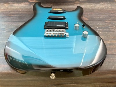 1980s FERNANDES SSH-40 Stratocaster Type Body Blue Sunburst Made