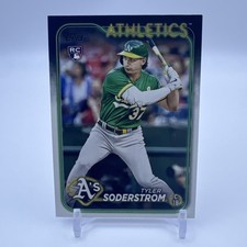 On Fire Rookie Card 🔥 2024 Topps Series 1 - Tyler Soderstrom #244 (RC)