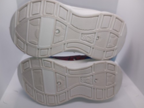 New Marvel Rare Spiderman Kids Gym Shoes/Sneakers Boys Size 7 With 1 Pair Socks - Picture 4 of 8