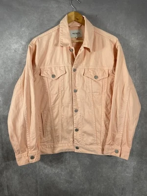 Carhartt Denim Jacket en pêche abricot comme neuf S/M - Photo 1/4