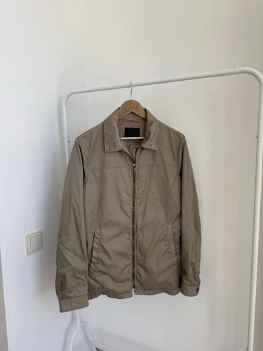 Giacca Prada Vintage Nylon Beige Taglia L Uomo