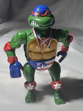 Vintage TMNT Super-Swimmin Raph 1992 Raphael Playmates Action Figure Loose