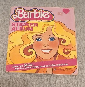 Vintage 1983 Topps Panini Mattel Barbie Sticker Album