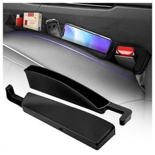2PCS Car Seat Gap Filler Organizer Box,Dual Zone Center Console Organizer for...
