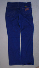 Vintage Wrangler Jeans Mens 34x33 Blue Western Cowboy Cut Made in USA 945NAV