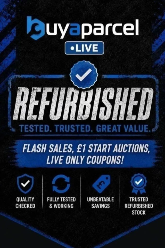 Buyaparcel LIVE Refurbished Stock |£1 Start Auctions | Live ONLY Flash Sale