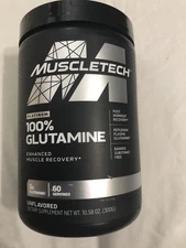 New Sealed MuscleTech Platinum Glutamine Powder Dietary Supplement  Unflavored