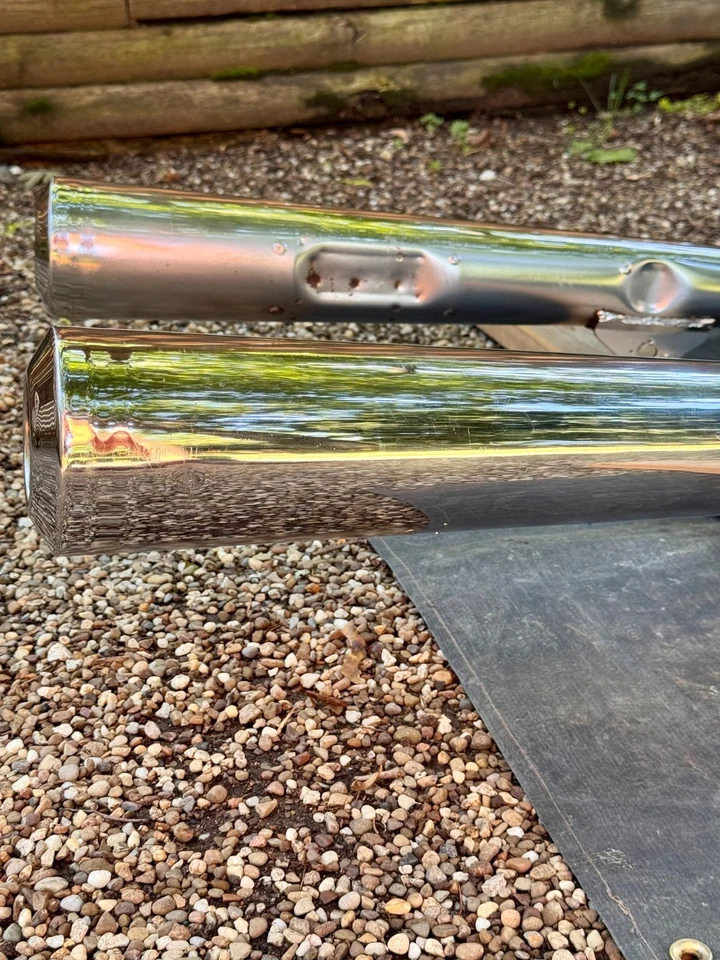 Silenciador de escape Suzuki 78 1978 GS1000 DOHC CONJUNTO COMPLETO OEM 14305-49001-H01 Foto 3 de 4