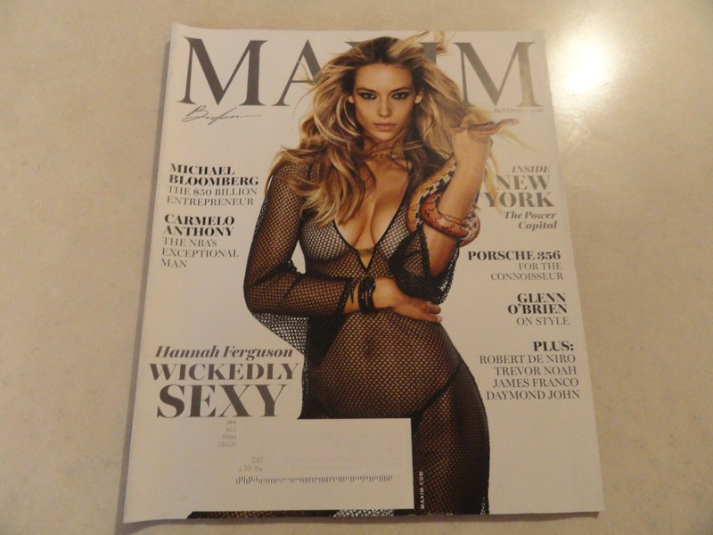 Hannah Ferguson Maxim Magazine November 2016 Brand New Issue -Never Read