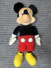 Vintage Disney The Talking Mickey Mouse Plush Doll Worlds of Wonder 1986 Works