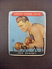 1933 Goudey Sport Kings Gum #17 Jack Dempsey boxing