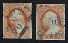 CKStamps: US Stamps Collection Scott#10 10A 3c Washington Used #10A Thin