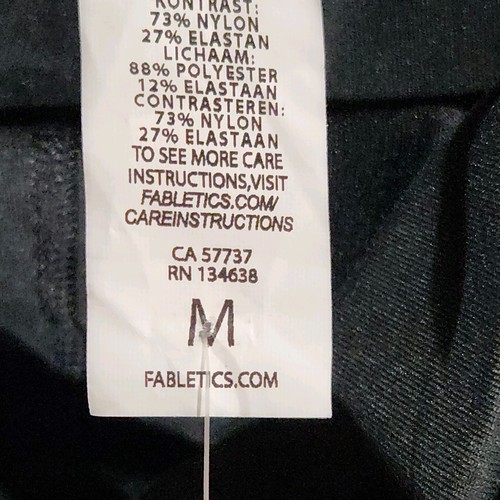 Fabletics High Waisted Powerhold Leggings Womens Size M Black Stretch Athleisure - Picture 5 of 14