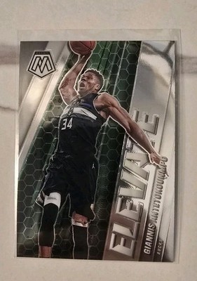 2020-21 Panini Mosaic Giannis Antetokounmpo Elevate Insert #2 Bucks Mint    