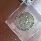 1957 Franklin Half Dollar Denver Mint 50C Silver Circulated Business Strike