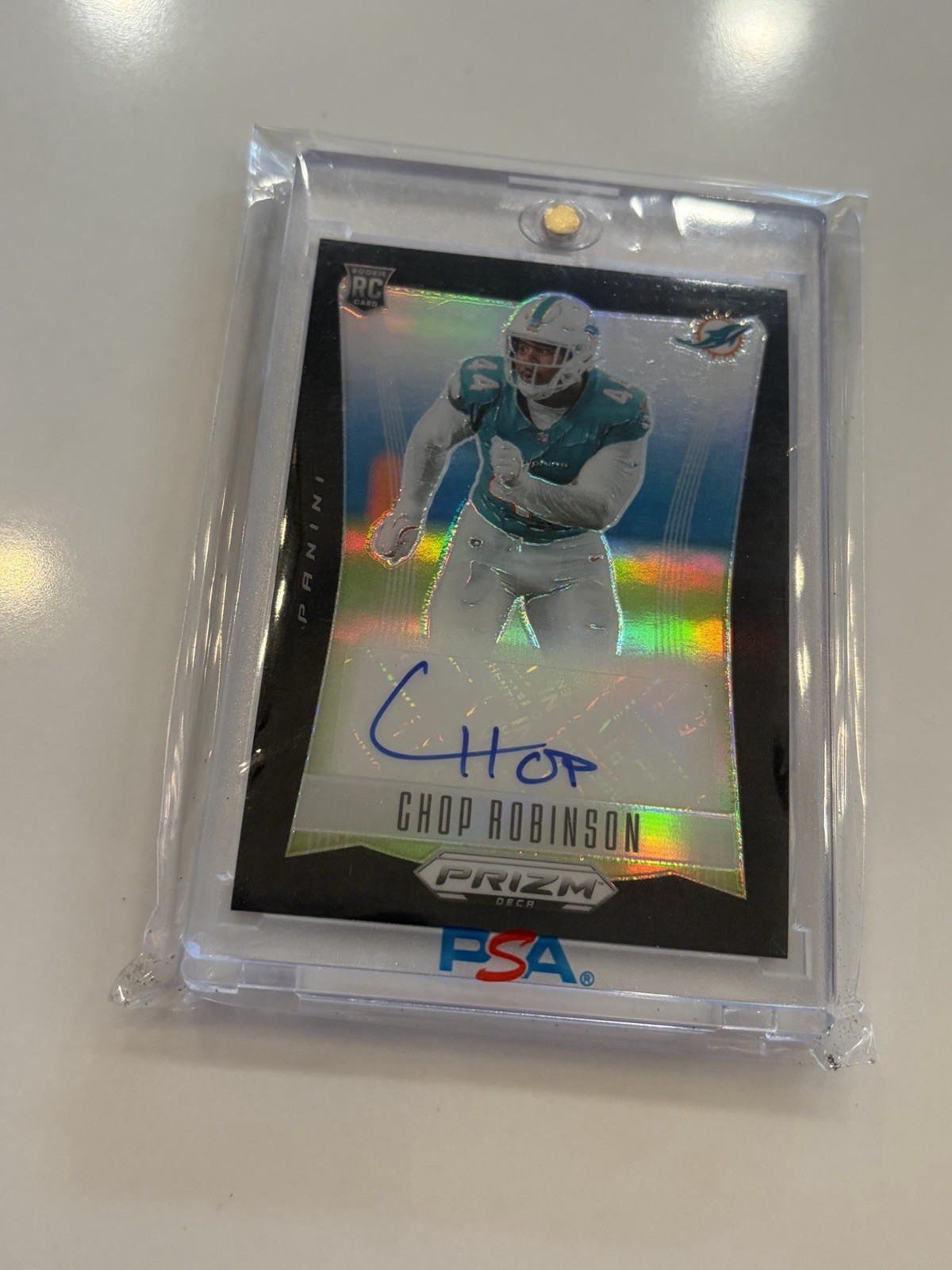 Chop Robinson Panini Prizm Deca Signatures #SCRN Black Prizm