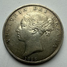 EXCELLENT 1885 HALFCROWN