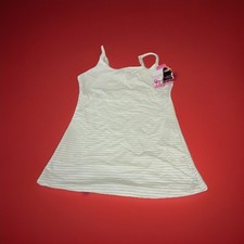 Maidenform Sweet Nothings Camisole Shapewear Fat Free Tank Top Cream/Gold Size L