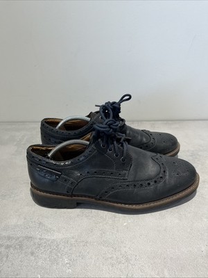 Clarks Wingtip Brogues UK10G Commando Sohlen Navy Herren