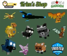 🦊🦝🦋 ROBLOX • GROW A GARDEN • PETS & SHECKLES • CHEAP • FAST DELIVERY✅