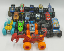 Monster Truck Die Cast Monster Jam Hot Wheels 1:64 Scale Lot Of 15 No Duplicates