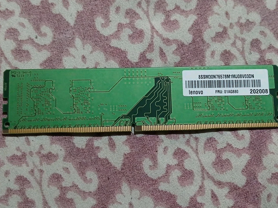 MTA4ATF51264AZ-3G2J1 Micron 4GB DDR4 Non ECC PC4-25600 3200MHz 1Rx6 Memory - Image 3 of 3