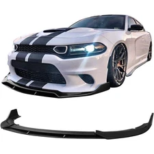 Matte Kit Double Deck For Dodge Charger 2015 16-22 Front Lip Splitter SRT