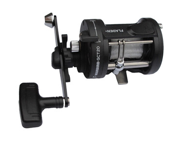 Fladen Chieftain Multiplier GCT20 Reel 1+1 bb Boat Pier Sea Fishing + 20lbs Line