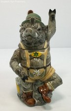 King-Werk Porcelain Character Beer Stein Max The Bavarian Boar #248/5000 Germany