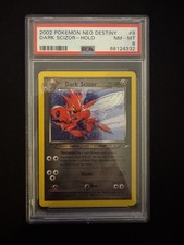 Pokemon Karte Dark Scizor Holo #9 Neo Destiny PSA 8 English Dunkles Sichlor