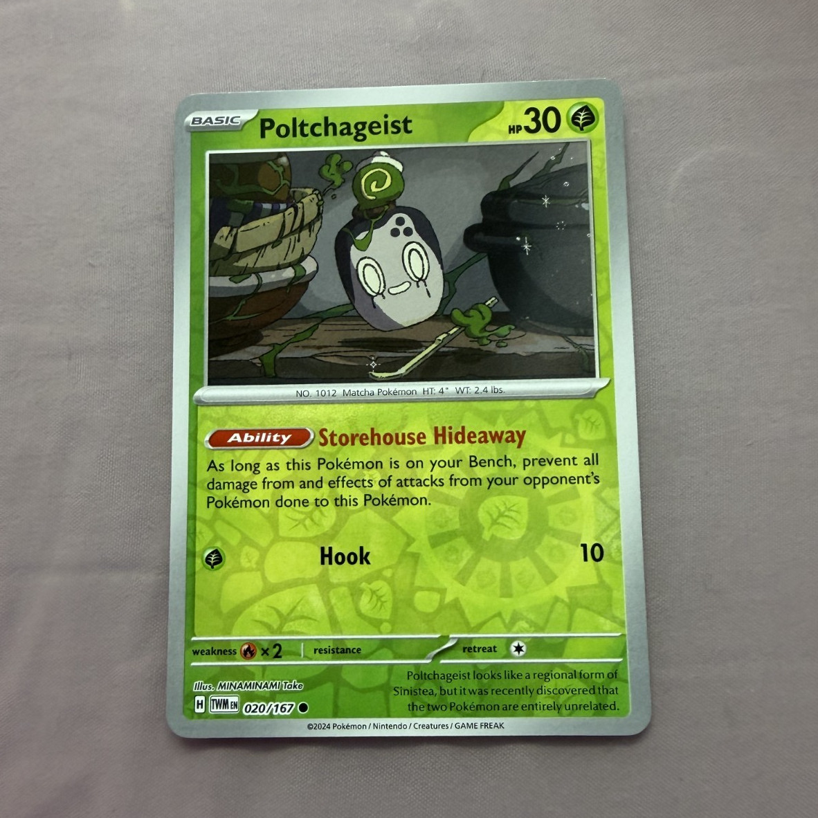Poltchageist Pokémon Card 