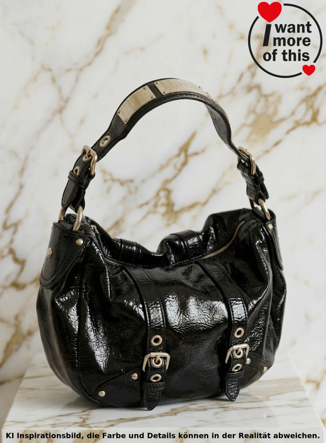 Original Car Shoe by PRADA · borsa bag borsetta · vernice pelle leather · black