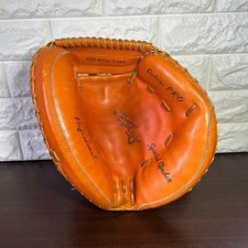Unused World Pegasus hard catcher's mitt Hiroki stamped Nishijima Not for SAle