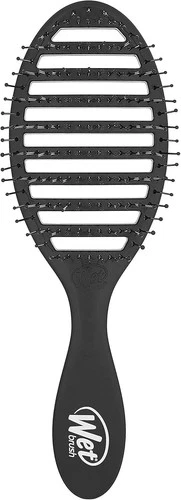 WET BRUSH SPEED DRY HAIR BRUSH WITH HEATFLEX BRISTLES - BLACK NEW BOXED