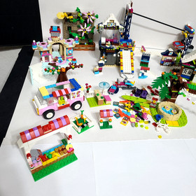 Lego Friends Set LOT 41323 Snow Chalet 41324 Snow Resort Ski Lift