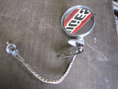 63-66 MOPAR A BODY LEFT DOOR REMOTE EXTERIOR MIRROR OEM WORKS GOOD W/ CONTROLER