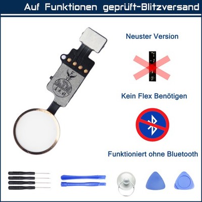 iPhone 8 Plus YF Flex Universal HomeButton Endversion Return Funktion Gold