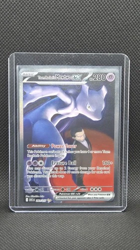 Pokémon TCG Team Rockets Mewtwo EX Full Art English Edition Card 281/217