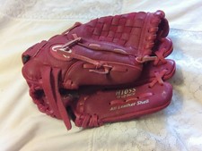 Rawlings Red # H1O5S Highlights All Leather Shell Baseball Glove