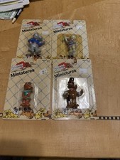 Pound Puppies Vintage Miniatures Figurine 4 NIB Toy Figure 80s