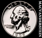 1959 Silver Washington Quarter - Choice Gem Proof  Lustrous  #G6991