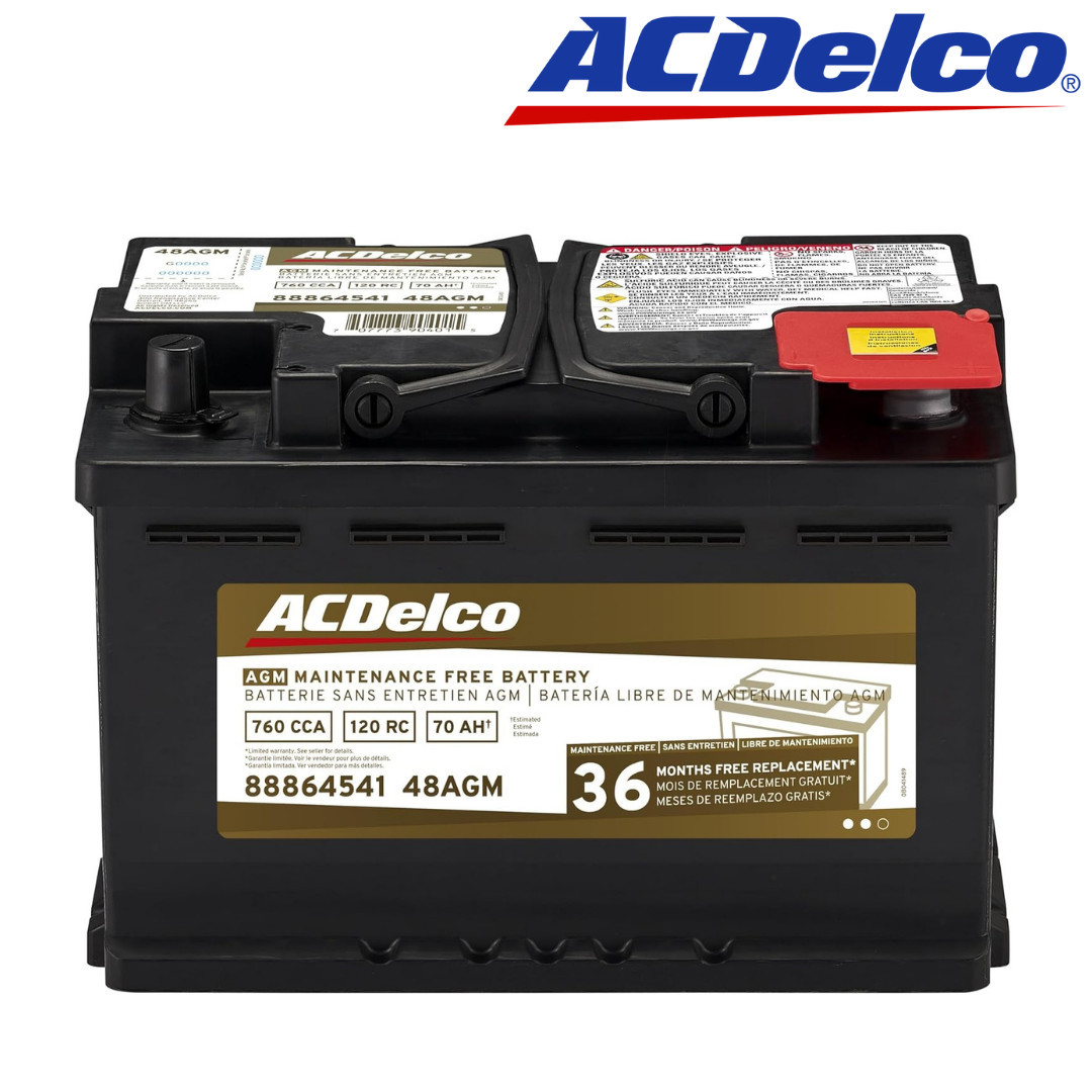 ACDelco Gold 48AGM (88864541) 36 Month Warranty AGM BCI Group 48 Battery