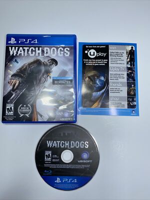   Watch Dogs (Sony Playstation 4, 2014) PS4 Clean  Disc  no Manual