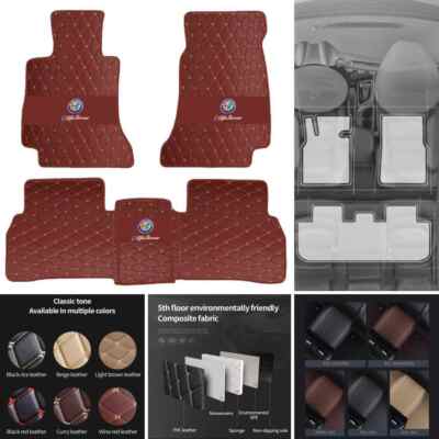 For Alfa Romeo Giulia Stelvio 2017-2023 Car Floor Mats Custom Waterproof Carpets