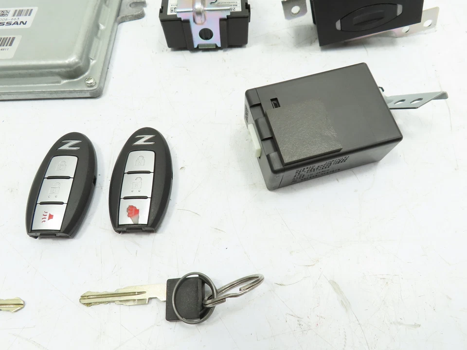 15 Nissan 370Z Convertible #1257 Juego de Cerraduras, Cilindro ECU Encendido Puerta Llavero Ne Foto 4 de 4