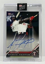 ADOLIS GARCIA Autographed 2023 Topps Now #170A LE 73/99 Texas Rangers Signed 🔥