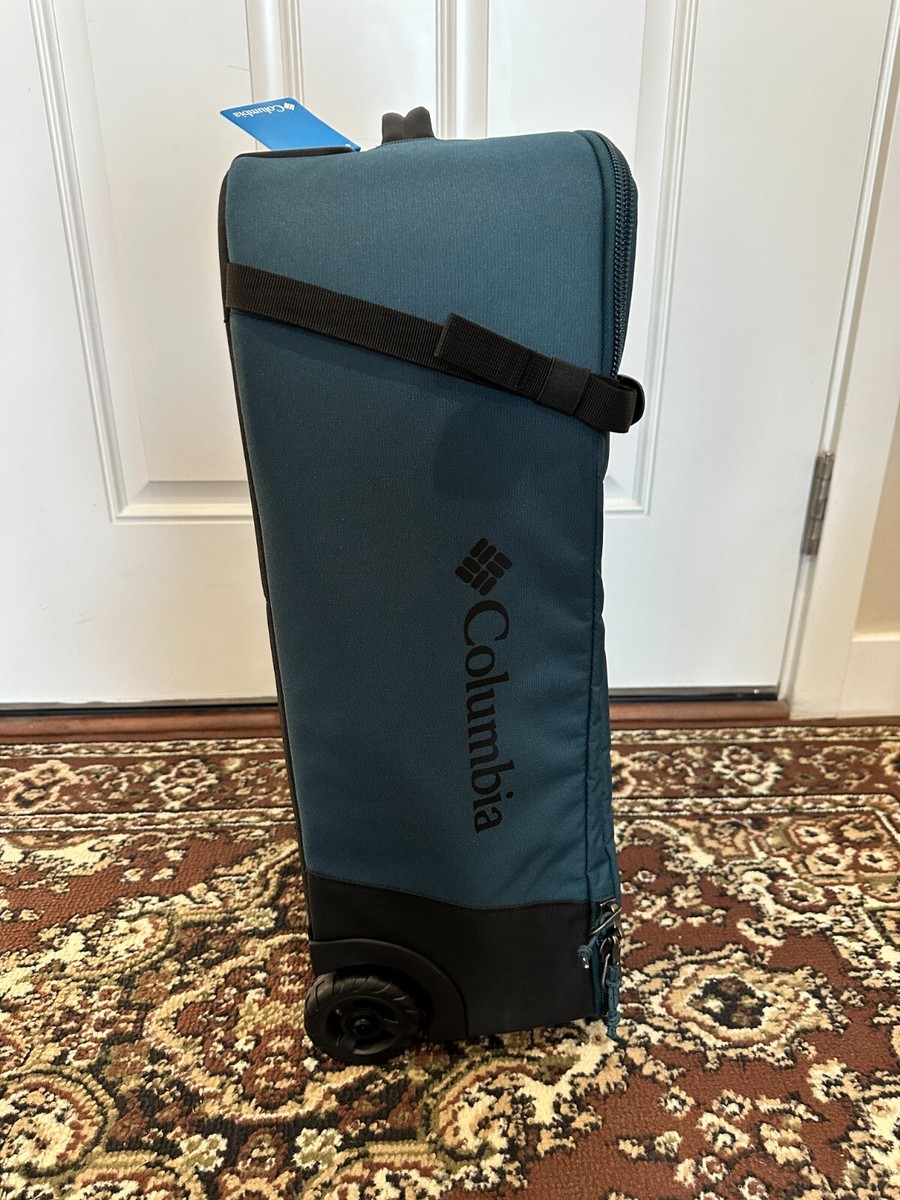 BNWT Columbia Bridgeline FS 42L Wheeled Travel Bag, Teal, Unisex