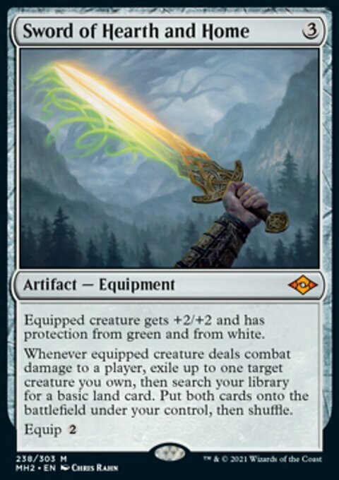 Magic the Gathering MTG Sword of Hearth and Home (238) Modern Horizons 2   LP