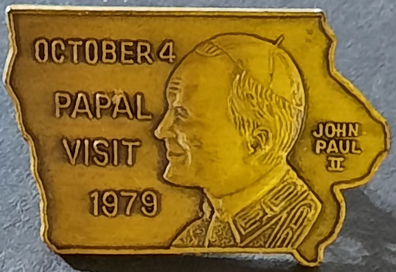 Papal Visit to Iowa October 4 1979 Pope John Paul II Mint condition
