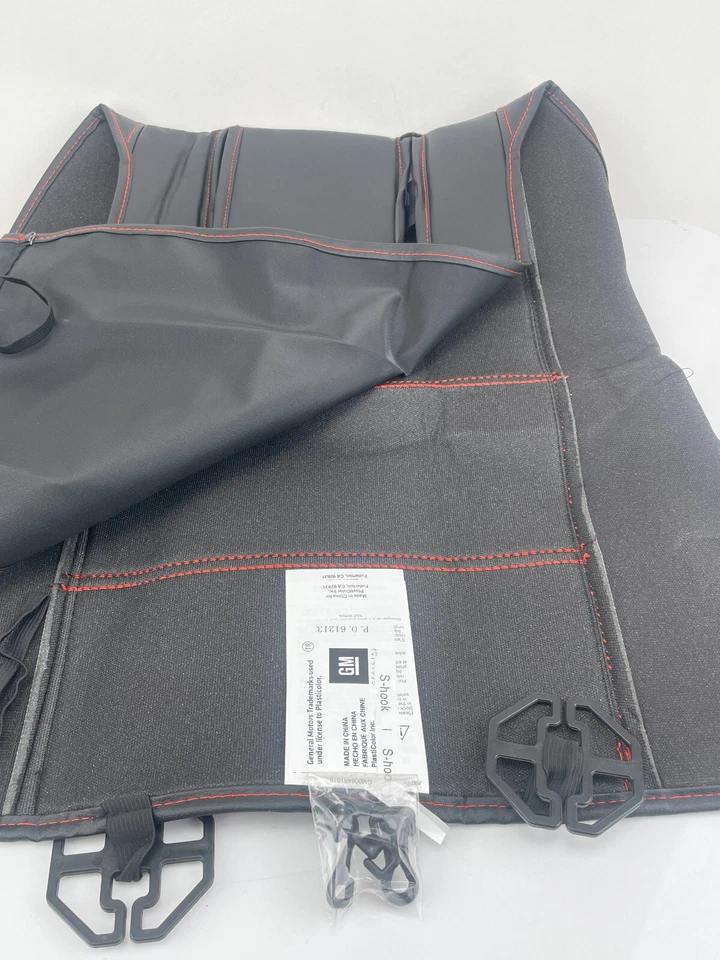 GMC Licensed  Leatherette Black Seat Cover  4 Yukon Sierra Acadia Canyon Foto 3 de 4